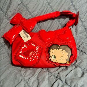 Betty Boob Kisses & Hearts Bag